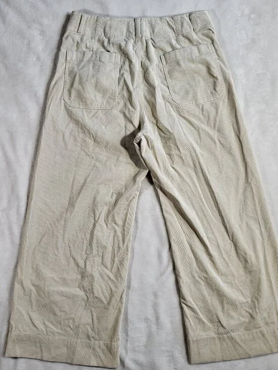 Maeve by Anthropologie - The Colette Cropped Wide-Leg Corduroy Pants - 31 - Picture 13 of 14